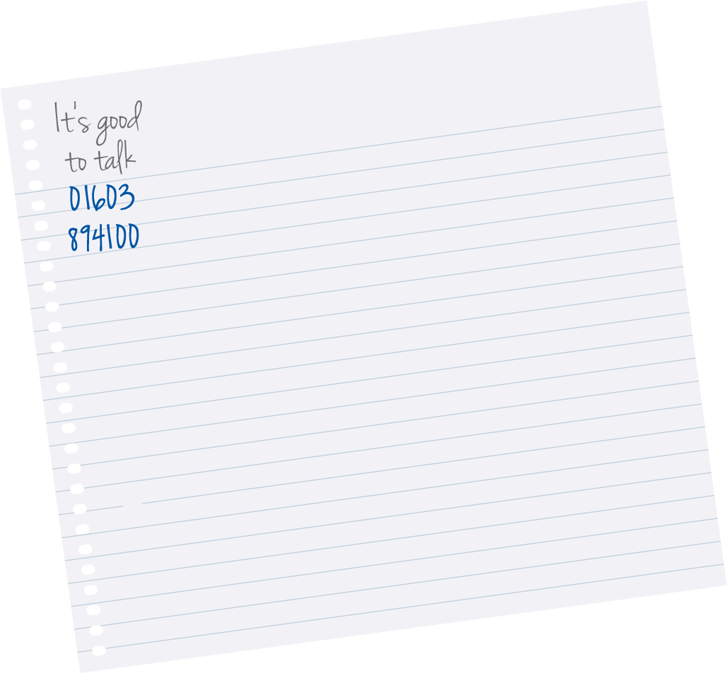 It's good to talk, 01603894100